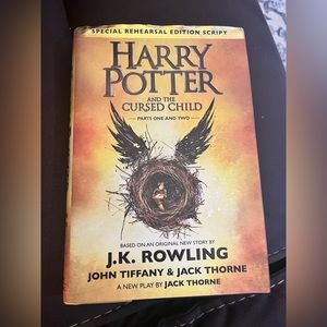 Harry Potter and the Cursed Child by JK Rowling….hardcover, used